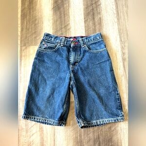 Vintage Tommy Hilfiger Blue Denim Shorts Size 8 Boys